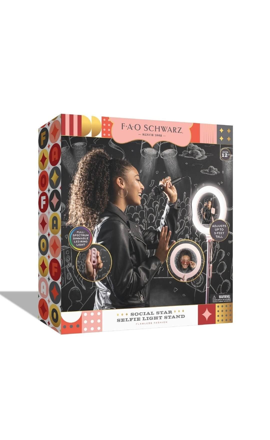 FAO Schwarz Social Star Selfie Light Stand - The Bargains BasementFAO Schwarz Social Star Selfie Light Stand