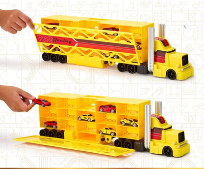FAO Schwarz Ultimate Truck Collection Big Cab Auto Hauler Race Car Storage - The Bargains BasementFAO Schwarz Ultimate Truck Collection Big Cab Auto Hauler Race Car Storage