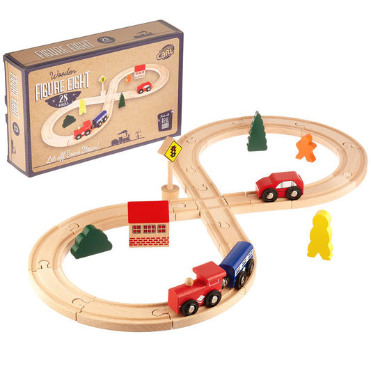 Figure 8 Wooden Train Set - The Bargains BasementFigure 8 Wooden Train Set