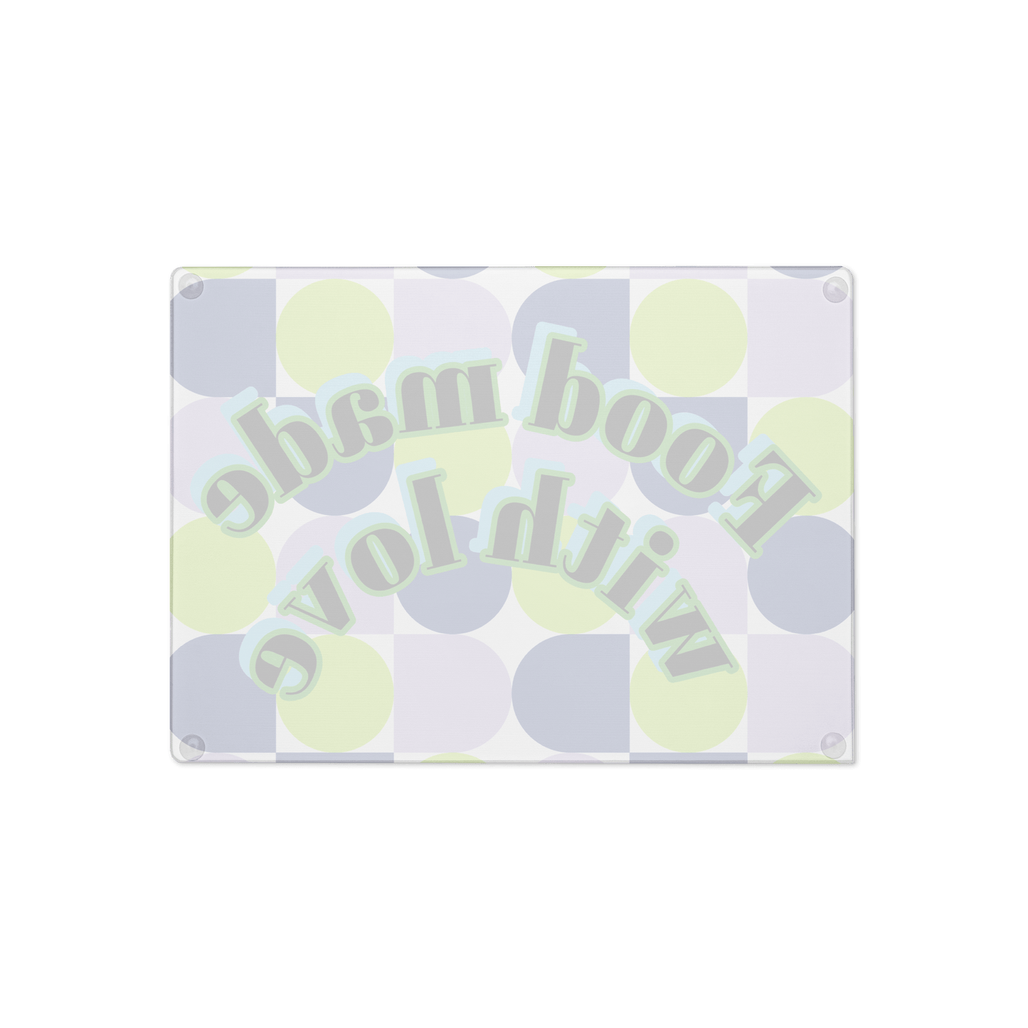 Food made with love Glass cutting board - The Bargains BasementFood made with love Glass cutting board