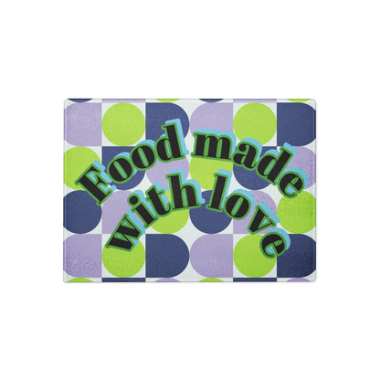Food made with love Glass cutting board - The Bargains BasementFood made with love Glass cutting board