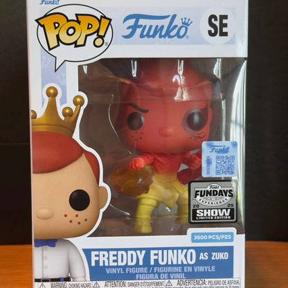 Funko Fundays Experience 2025: Pop! Originals Nickelodeon's Avatar the Last Airbender Freddy Funko as Zuko () LE3500 - The Bargains BasementFunko Fundays Experience 2025: Pop! Originals Nickelodeon's Avatar the Last Airbender Freddy Funko as Zuko () LE3500
