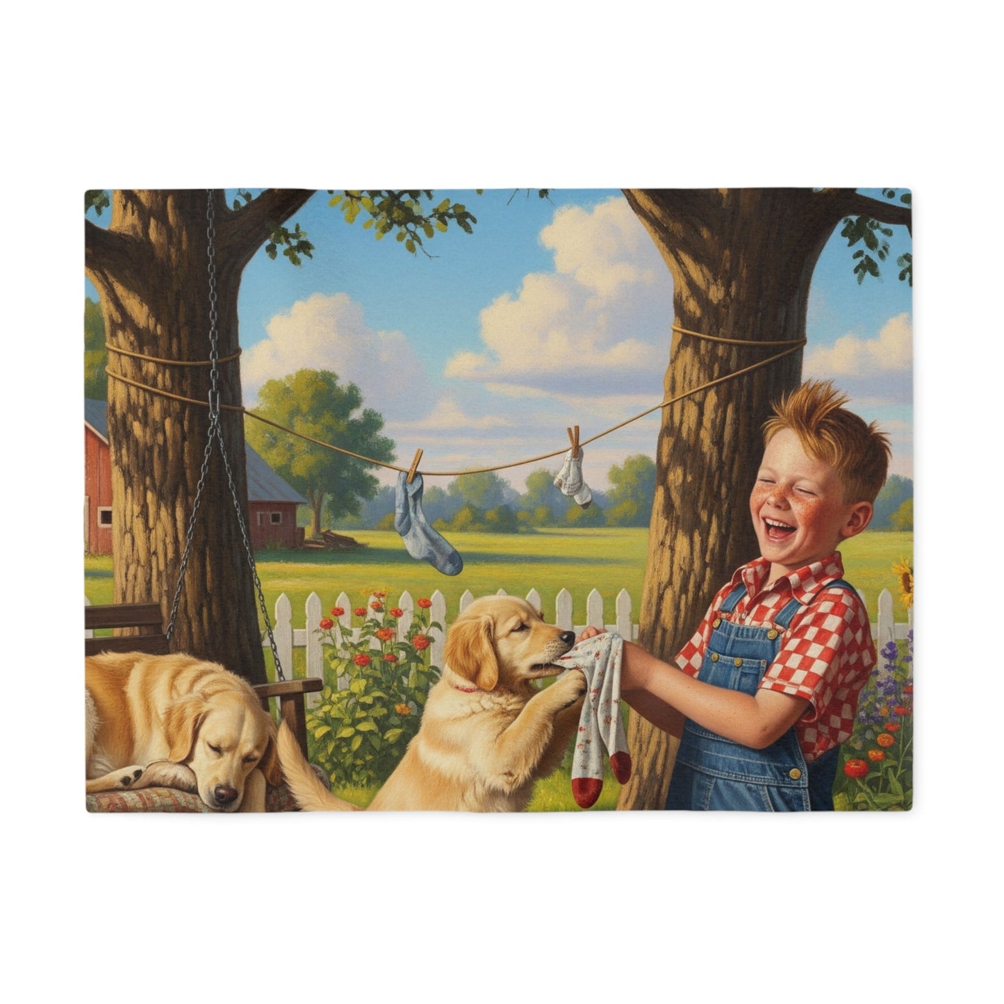 Golden Retriever Sweatshirt Blanket - The Bargains BasementGolden Retriever Sweatshirt Blanket