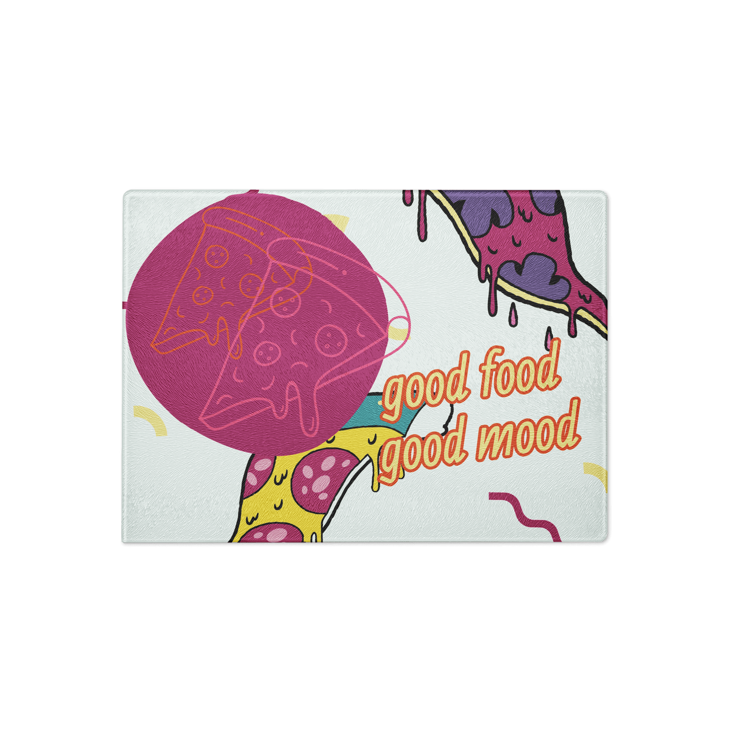 Good Food glass cutting board - The Bargains BasementGood Food glass cutting board