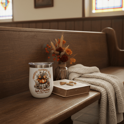 Grateful Thankful Blessed Wine Tumbler – God is Faithful in Every Season - The Bargains BasementGrateful Thankful Blessed Wine Tumbler – God is Faithful in Every Season