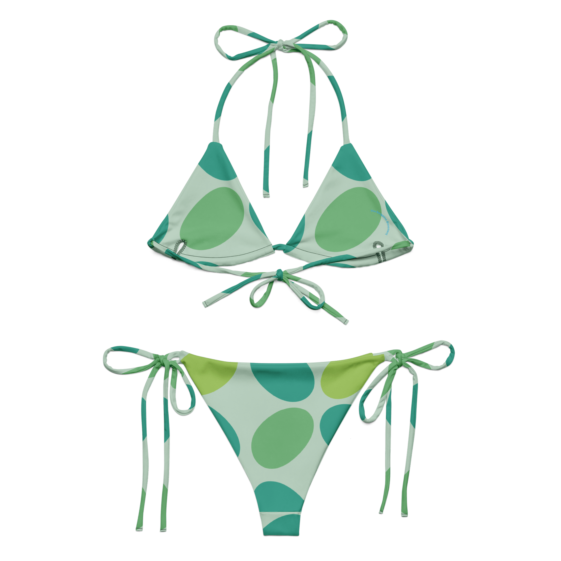 Green polka - dot bikini - The Bargains BasementGreen polka - dot bikini