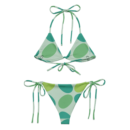 Green polka - dot bikini - The Bargains BasementGreen polka - dot bikini
