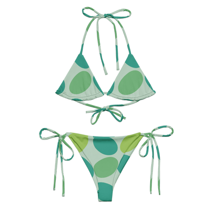 Green polka - dot bikini - The Bargains BasementGreen polka - dot bikini