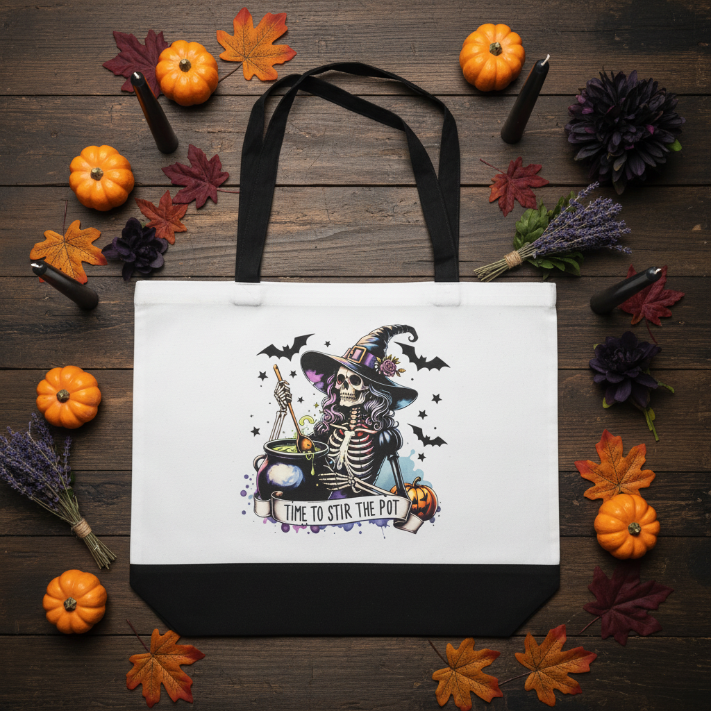 Halloween flat lay