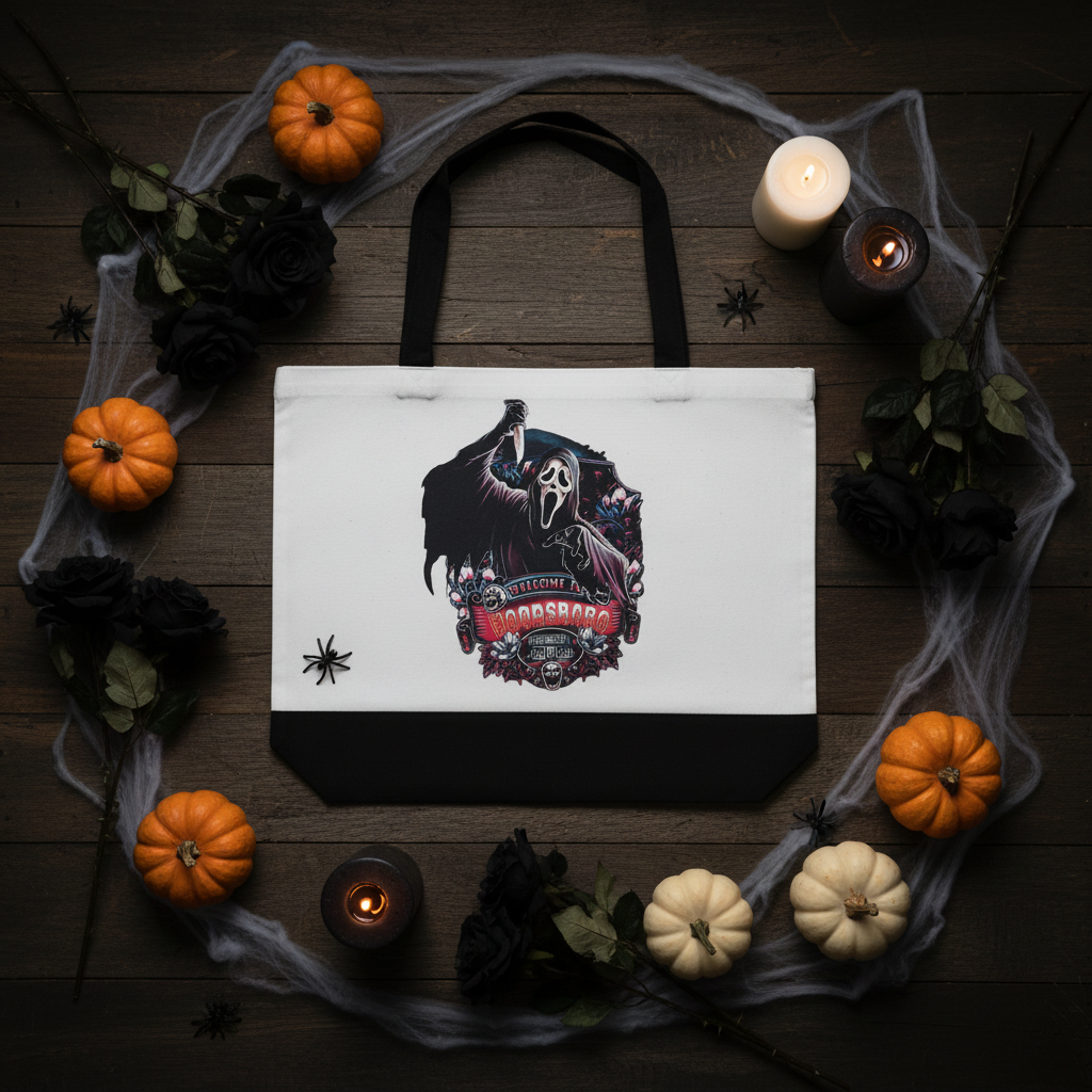 Halloween flat lay