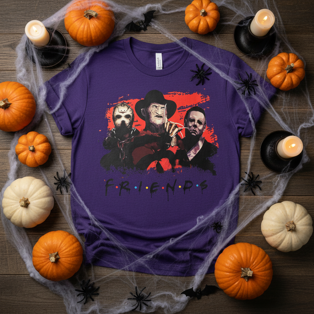 Halloween props flat lay