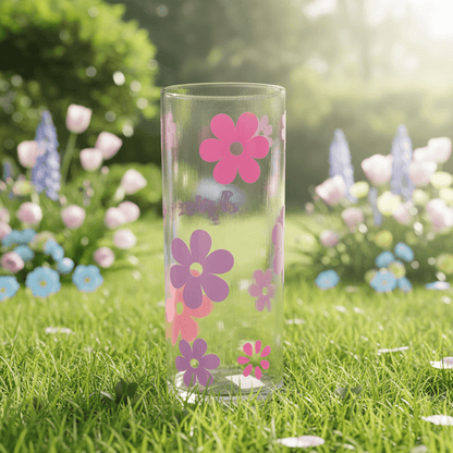 Handcrafted Spring Floral Glass Vase - The Bargains BasementHandcrafted Spring Floral Glass Vase
