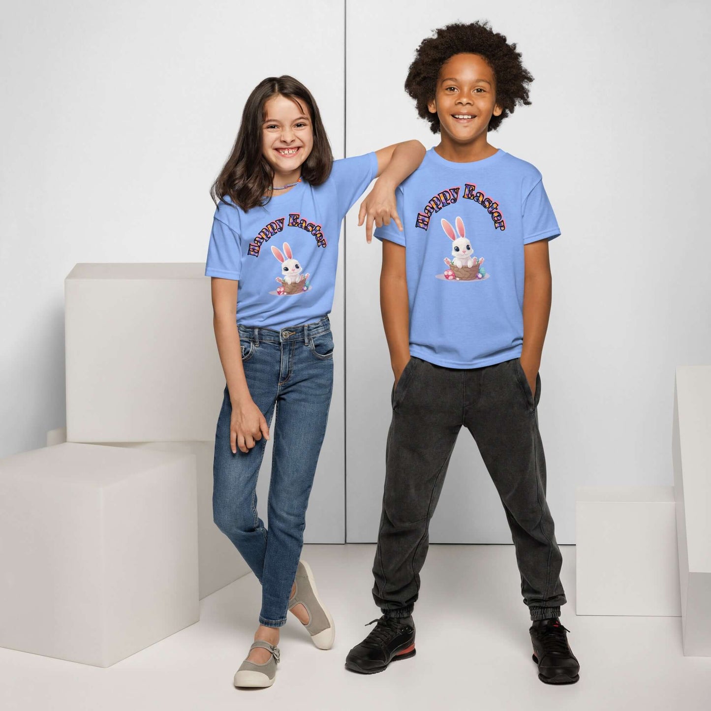 Happy Easter Youth t-shirt - The Bargains BasementHappy Easter Youth t-shirt