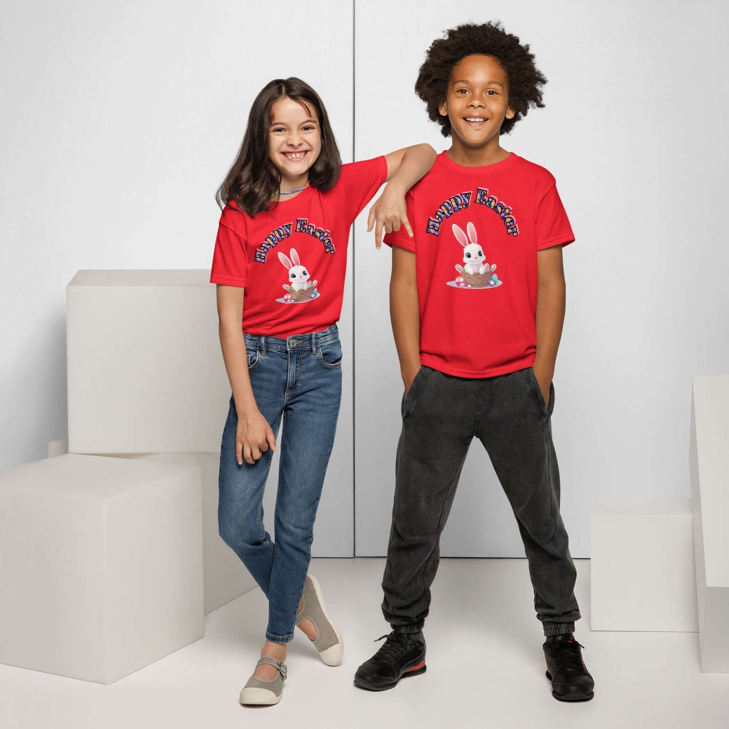 Happy Easter Youth t-shirt - The Bargains BasementHappy Easter Youth t-shirt