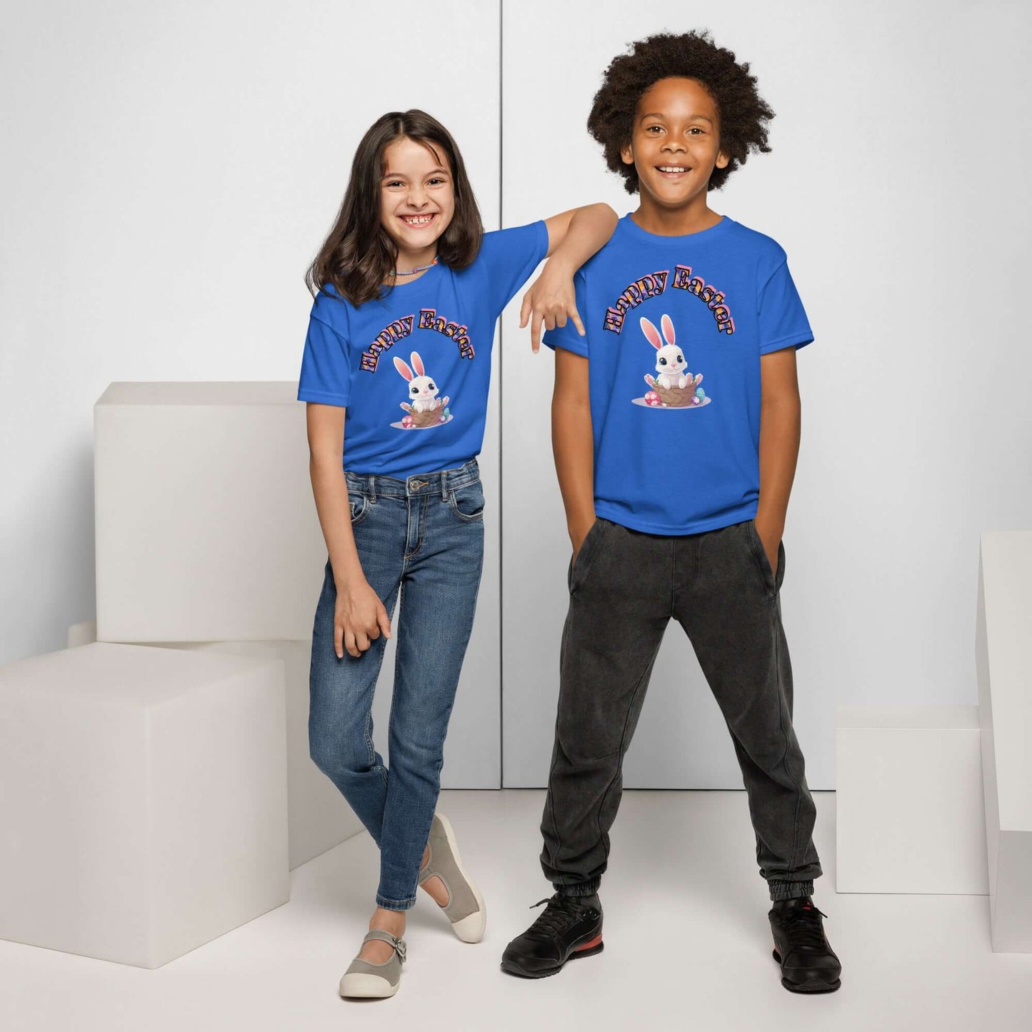 Happy Easter Youth t-shirt - The Bargains BasementHappy Easter Youth t-shirt