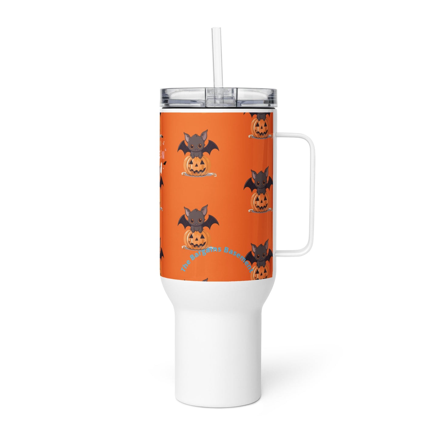 Happy Halloween Travel mug with a handle - The Bargains BasementHappy Halloween Travel mug with a handle