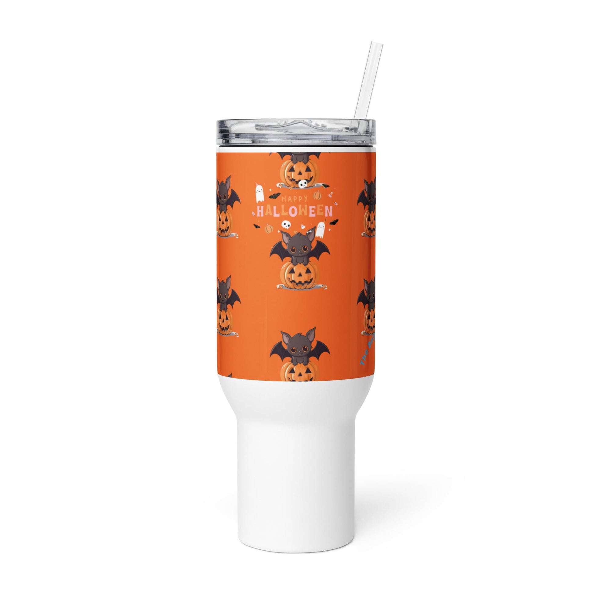 Happy Halloween Travel mug with a handle - The Bargains BasementHappy Halloween Travel mug with a handle