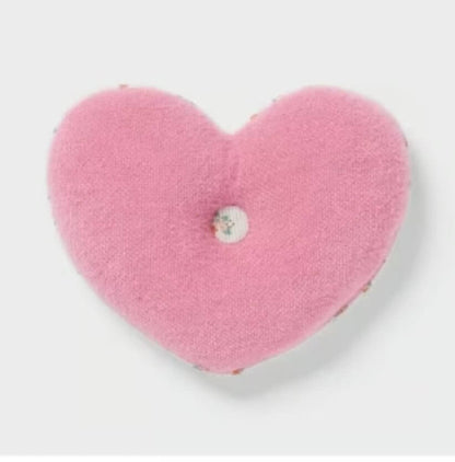 Heart Reversible Mini Decorative Pillow Pink - Pillowfort - The Bargains BasementHeart Reversible Mini Decorative Pillow Pink - Pillowfort