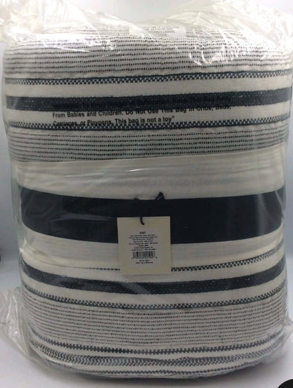 Hearth & Hand Magnolia King Microstripe Quilt Sour Cream/Railroad Gray - Full - The Bargains BasementHearth & Hand Magnolia King Microstripe Quilt Sour Cream/Railroad Gray - Full