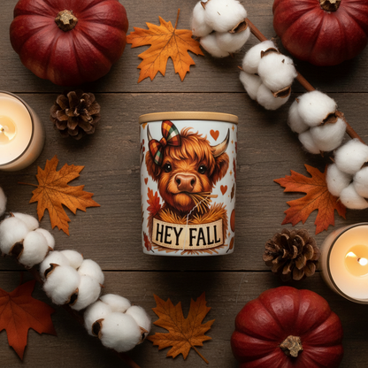 Hey Fall Mug - Flat Lay