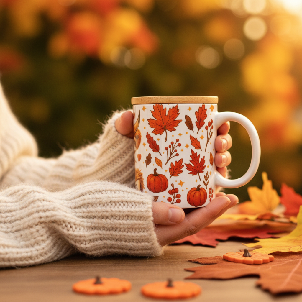 Hey Fall Mug - Lifestyle