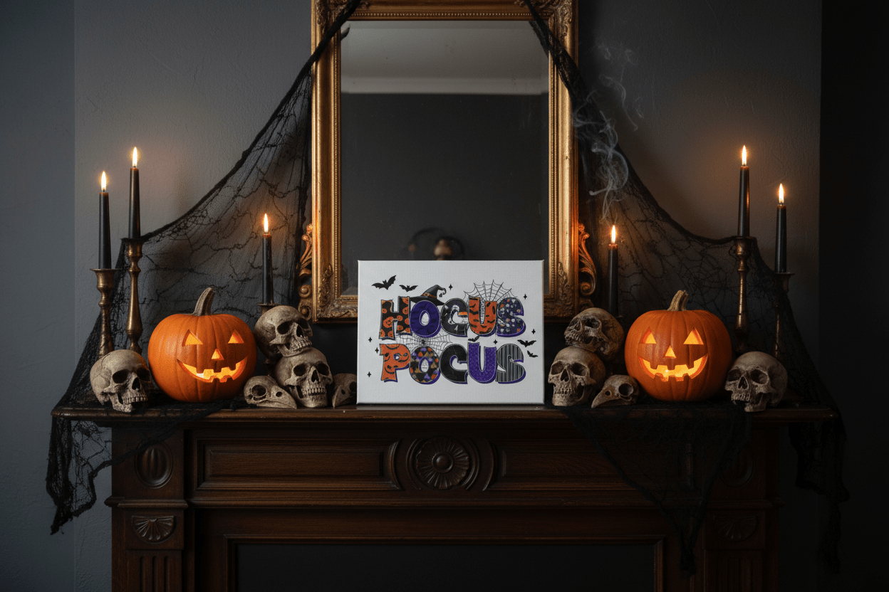 Hocus Pocus 5x7 Halloween Canvas Sign-handmade - The Bargains BasementHocus Pocus 5x7 Halloween Canvas Sign-handmade