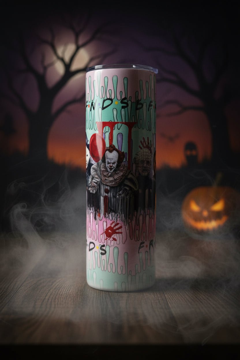 Horror Friends Tumbler - The Bargains BasementHorror Friends Tumbler