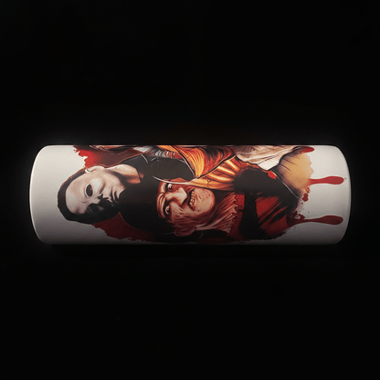 Horror Villains Sublimation Tumbler | Halloween Drinkware - The Bargains BasementHorror Villains Sublimation Tumbler | Halloween Drinkware