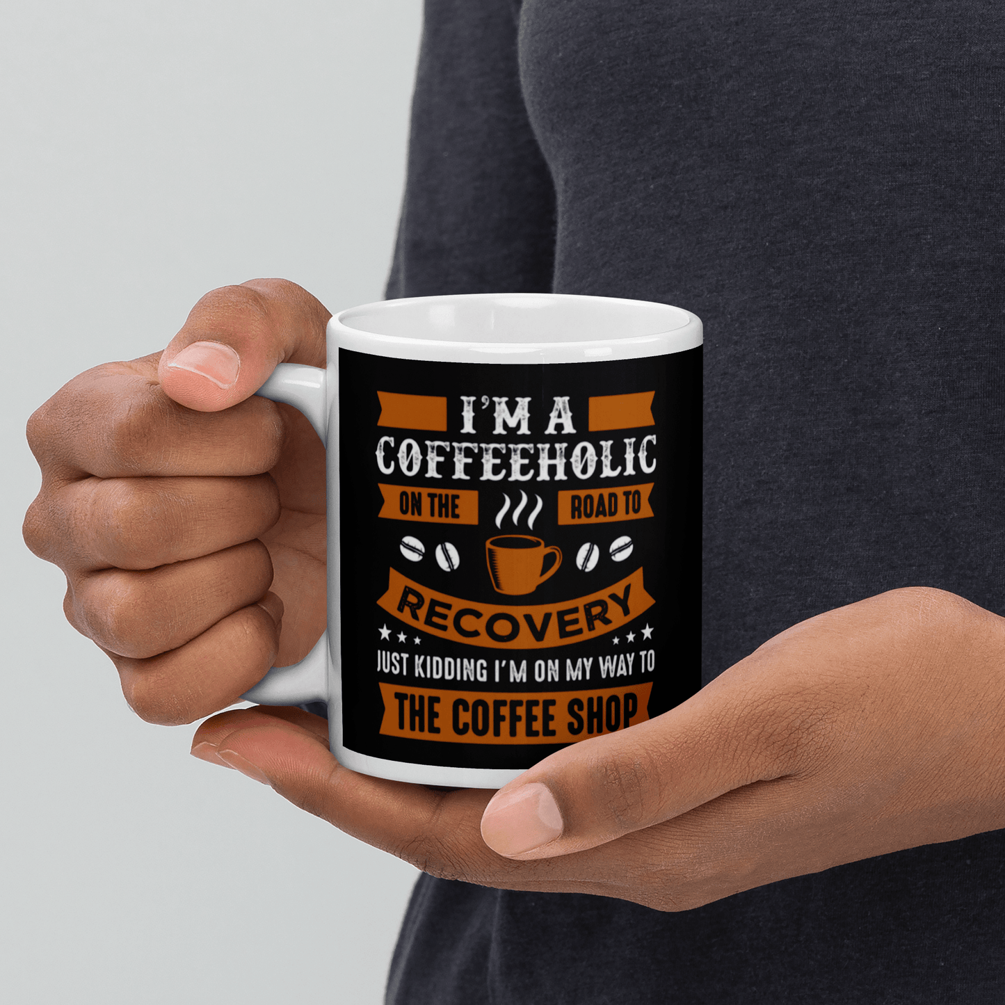 I am a Coffeholic! - ceramic mug - The Bargains BasementI am a Coffeholic! - ceramic mug