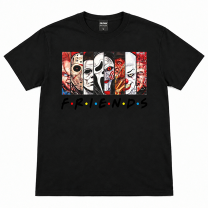 Horror Friends Graphic T-Shirt | Size Large The Bargains Basement