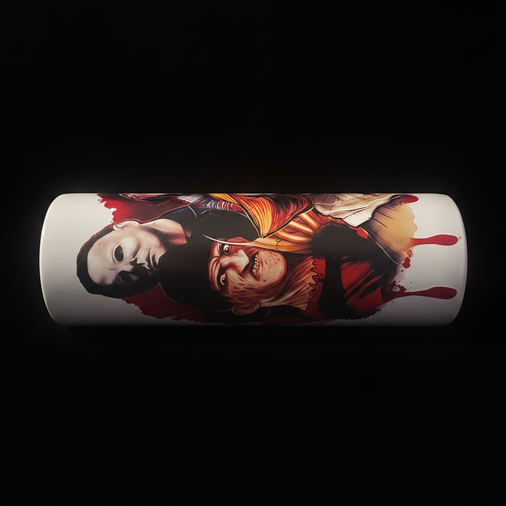 Horror Villains Sublimation Tumbler | Halloween Drinkware The Bargains Basement