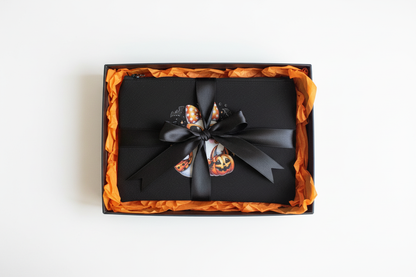 Glam Ghost Halloween Canvas Zipper Pouch | Handmade 8x5 The Bargains Basement