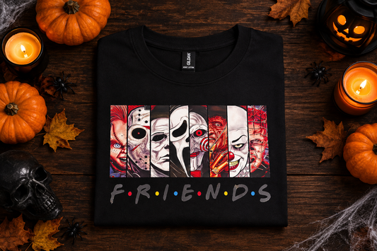 Horror Friends Graphic T-Shirt | Size Large The Bargains Basement