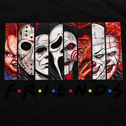Horror Friends Graphic T-Shirt | Size Large The Bargains Basement