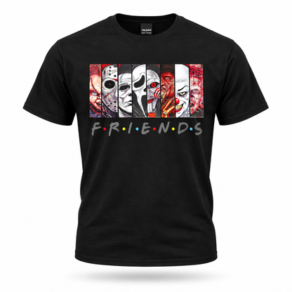 Horror Friends Graphic T-Shirt | Size Large The Bargains Basement