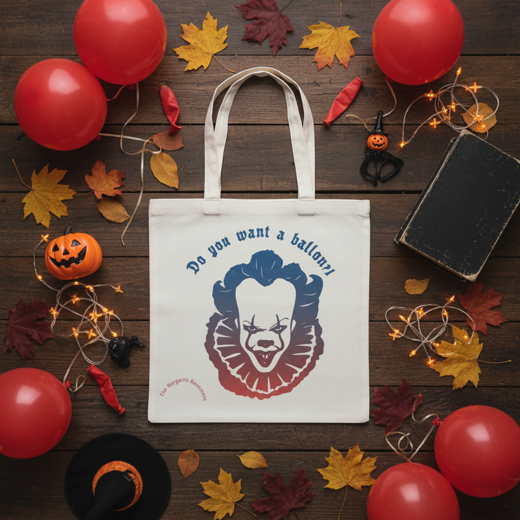 Do You Want a Balloon? – Handmade Canvas Tote Bag The Bargains Basement