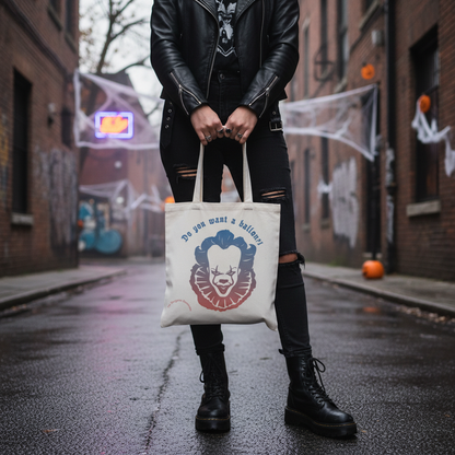Do You Want a Balloon? – Handmade Canvas Tote Bag The Bargains Basement