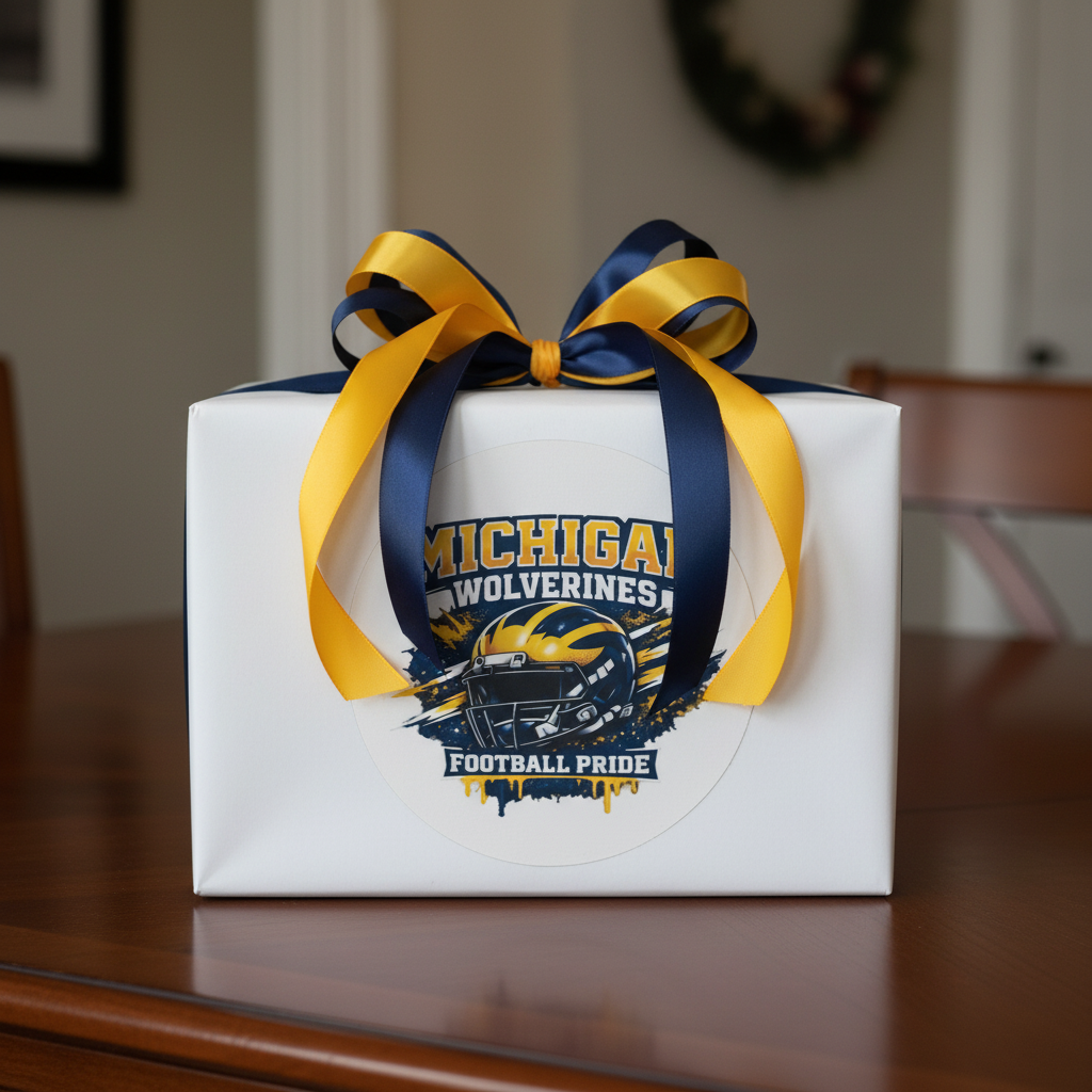 Michigan Wolverines Football Pride Canvas Sign – 10 Inch The Bargains Basement