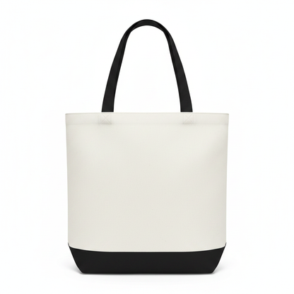LOVE Santa Christmas Canvas Tote Bag | Holiday Sublimation Print The Bargains Basement