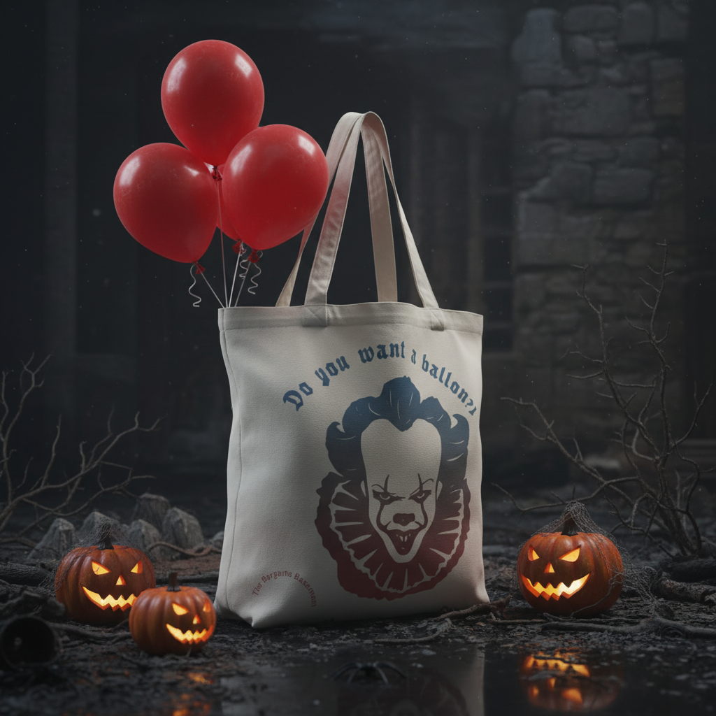 Do You Want a Balloon? – Handmade Canvas Tote Bag The Bargains Basement