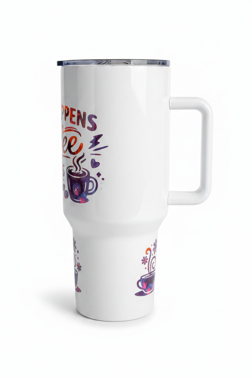 Life Happens Coffee Helps 40oz Tumbler The Bargains Basement