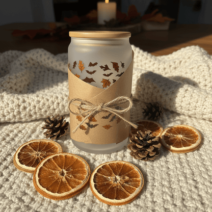 It's Fall Y'all Frosted Glass Can Tumbler – Handmade Halloween Fall Drinkware - The Bargains BasementIt's Fall Y'all Frosted Glass Can Tumbler – Handmade Halloween Fall Drinkware
