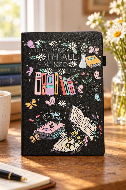 Journal styled on a writer’s desk