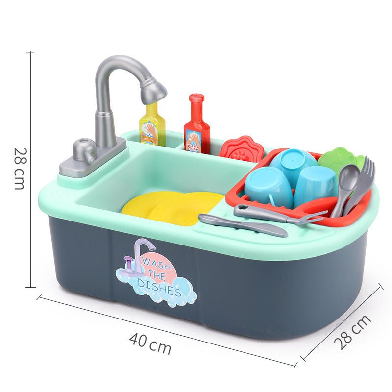 Kids Dishwasher Toy – Interactive Kitchen Playset with Manual and Electric Options - The Bargains BasementKids Dishwasher Toy – Interactive Kitchen Playset with Manual and Electric Options