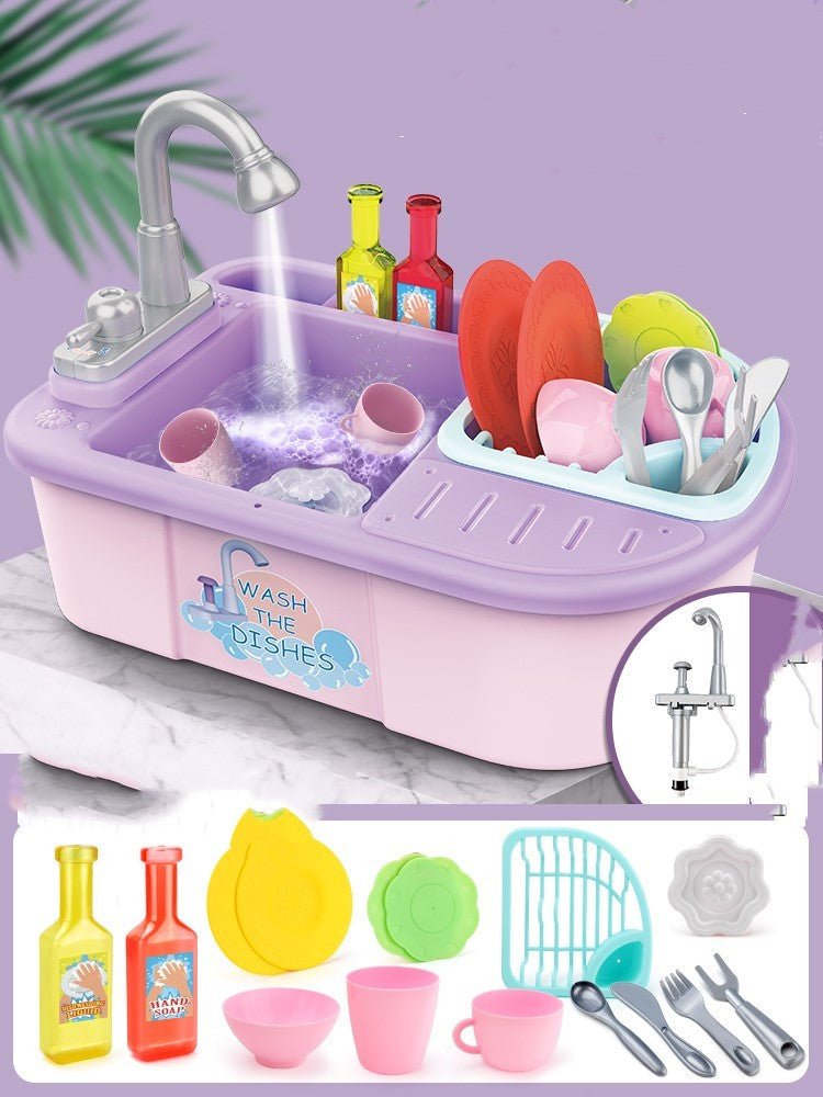 Kids Dishwasher Toy – Interactive Kitchen Playset with Manual and Electric Options - The Bargains BasementKids Dishwasher Toy – Interactive Kitchen Playset with Manual and Electric Options