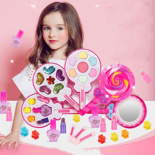 Kids Makeup Set – Washable Beauty Cosmetic Box for Girls with Safe and Non - Toxic Materials - The Bargains BasementKids Makeup Set – Washable Beauty Cosmetic Box for Girls with Safe and Non - Toxic Materials
