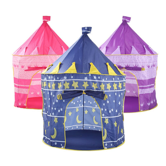 Kids Outdoor Play Tent – Foldable Castle Tent for Indoor and Outdoor Fun - The Bargains BasementKids Outdoor Play Tent – Foldable Castle Tent for Indoor and Outdoor Fun