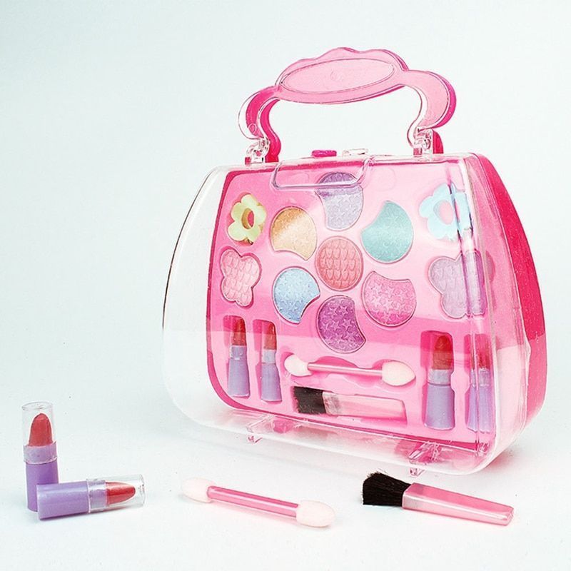 Kids Pretend Play Makeup Kit – Safe and Washable Beauty Toy Set for Girls - The Bargains BasementKids Pretend Play Makeup Kit – Safe and Washable Beauty Toy Set for Girls