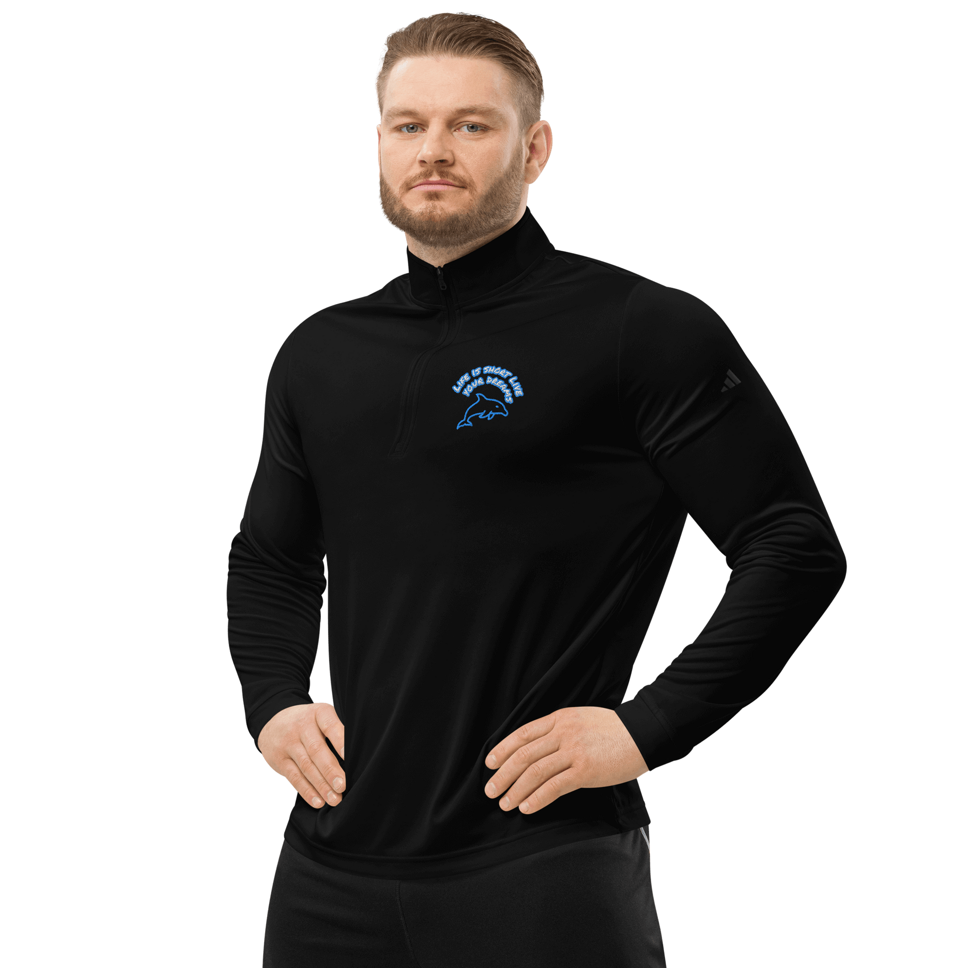 Life is short live your dreams! Quarter zip pullover - The Bargains BasementLife is short live your dreams! Quarter zip pullover