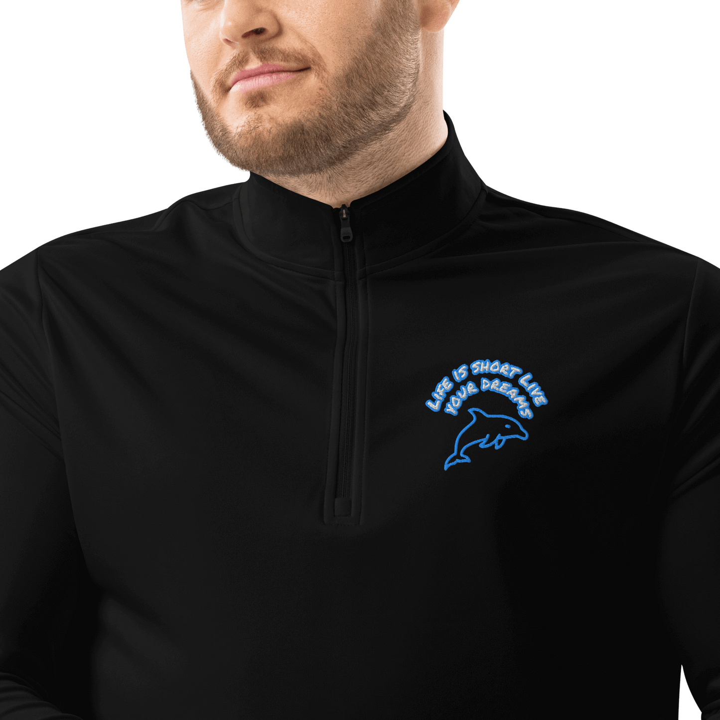 Life is short live your dreams! Quarter zip pullover - The Bargains BasementLife is short live your dreams! Quarter zip pullover